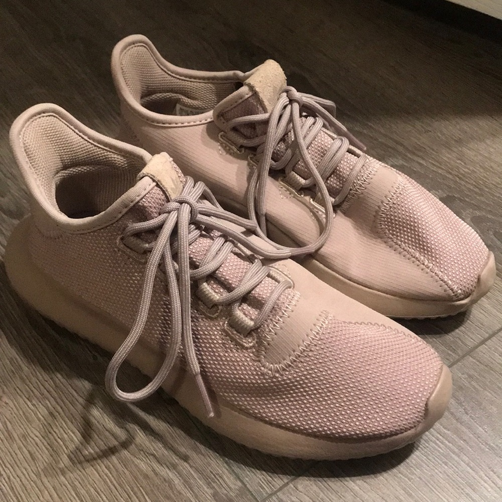 Tan Adidas Tubulars